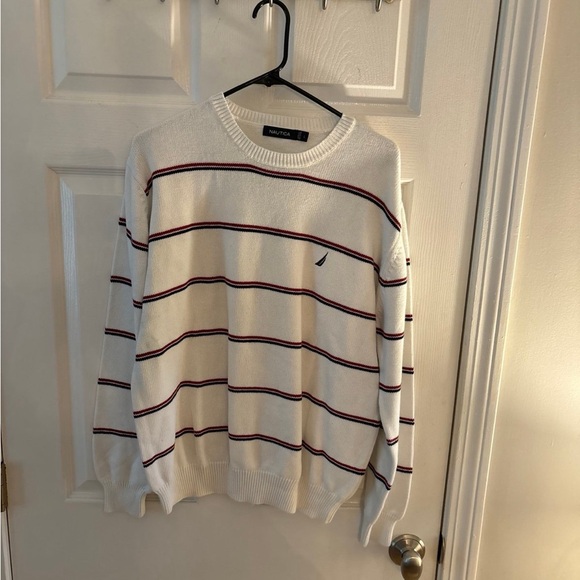 Nautica Men’s (bundle of 2) Striped Sweaters Both Sz Large - Picture 6 of 9